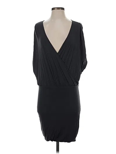 Pre-owned Velvet Cocktail Dress In Black