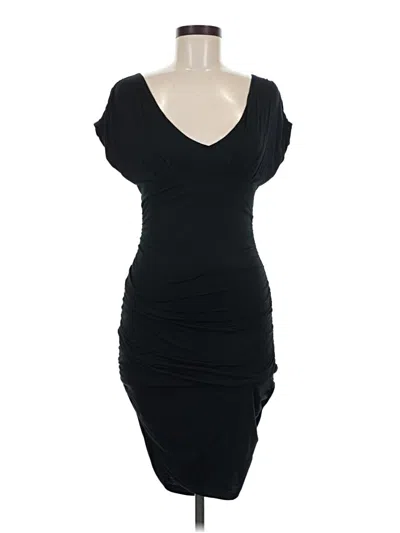 Pre-owned Velvet Cocktail Dress In Black
