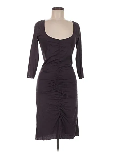 Pre-owned Velvet Cocktail Dress In Black