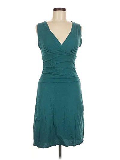 Pre-owned Velvet Cocktail Dress In Blue