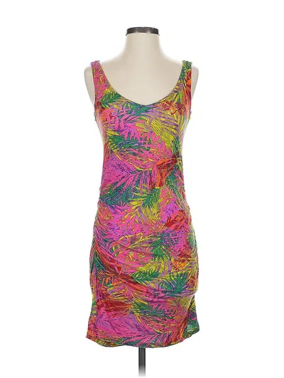 Pre-owned Velvet Cocktail Dress In Pink