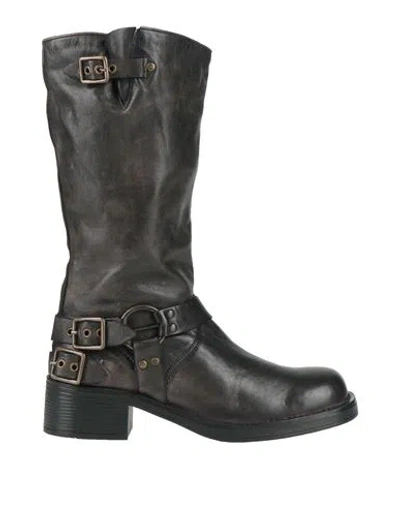 Velvet Cosh Woman Boot Black Size 8 Leather