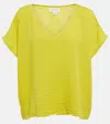 Velvet Elsa Cotton Gauze Top In Limelight