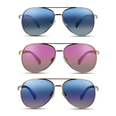 Velvet Eyeware Aviator Flash Sunglass Style Box