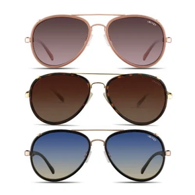 Velvet Eyewear Aviator Medium- Large Sunglass Style Box In Multi