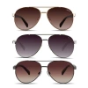 Velvet Eyewear Aviator Small Sunglass Style Box In Brown