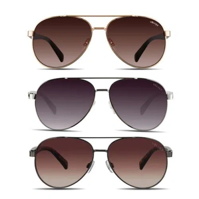 Velvet Eyewear Aviator Small Sunglass Style Box In Multi