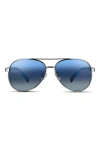 Velvet Eyewear Bonnie Sunglasses In Silver Blue