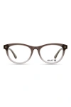 Velvet Eyewear Carol 55mm Oval Optical Glasses In Grey Fade