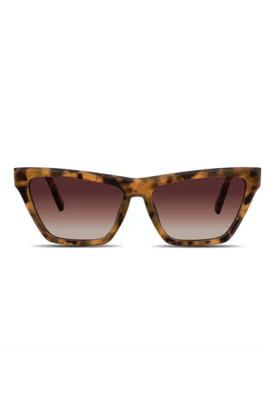 Velvet Eyewear Helen Sunglasses In Light Tortoise