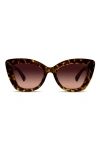 Velvet Eyewear Maya Sunglasses In Rose Gold