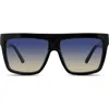 Velvet Eyewear Melania Sunglasses In Black Blue