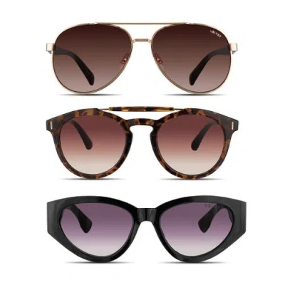 Velvet Eyewear Oval Small Face Shape Sunglass Style Box In Multi