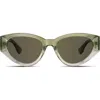 Velvet Eyewear Rosa Sunglasses In Green