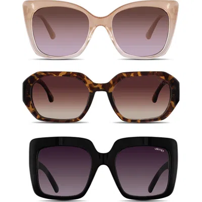 Velvet Eyewear Round Face Shape Sunglass Style Box In Multi