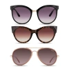 Velvet Eyewear Square Face Shape Sunglass Style Box In Multi