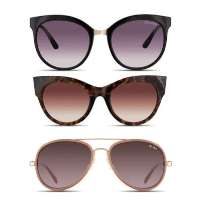 Velvet Eyewear Square Face Shape Sunglass Style Box In Multi