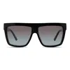 Velvet Eyewear Women's Black  Sunglass Shield - Melania