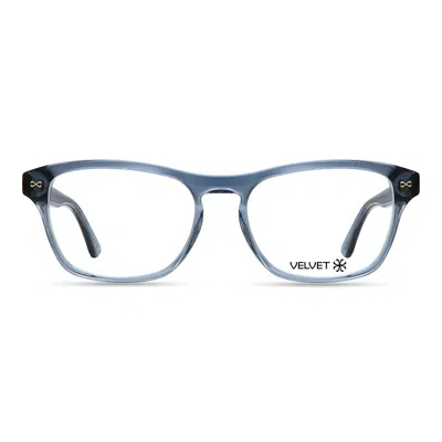 Velvet Eyewear Women's  Square Optical Style - Billie - Blue