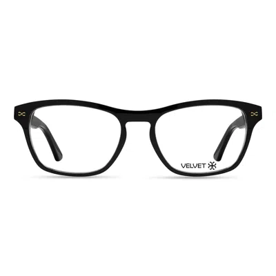 Velvet Eyewear Women's  Square Optical Style - Billie- Black