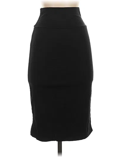 Pre-owned Velvet Formal Skirt In Black