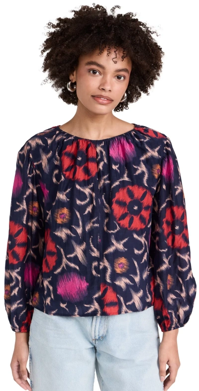 Velvet Fraser Blouse Twilight In Multicoloured