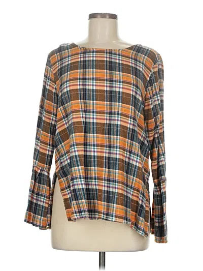 Pre-owned Velvet Heart 3/4 Sleeve Blouse In Orange