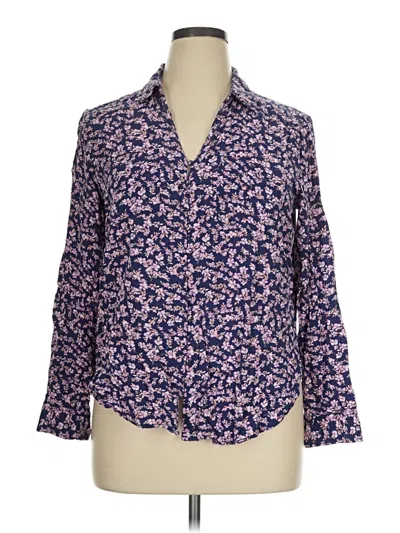 Pre-owned Velvet Heart 3/4 Sleeve Blouse In Purple