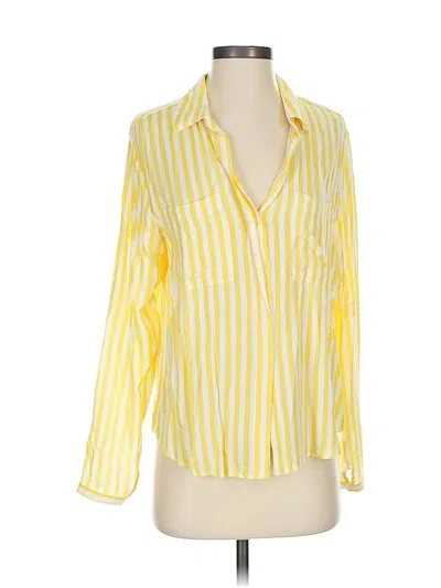 Pre-owned Velvet Heart 3/4 Sleeve Blouse In Yellow