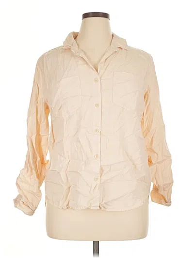 Pre-owned Velvet Heart 3/4 Sleeve Button Down Shirt In White