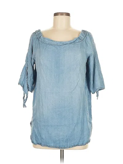 Pre-owned Velvet Heart 3/4 Sleeve T-shirt In Blue