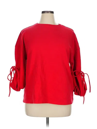 Pre-owned Velvet Heart 3/4 Sleeve T-shirt In Red