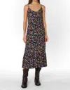 Velvet Heart Adele Ditsy Floral Maxi Dress In Black In Multi