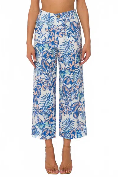 Velvet Heart Alyx Pants In Tropicana Blue In Multi