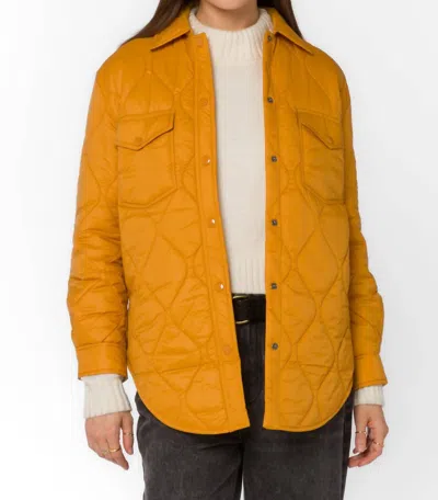 Velvet Heart Bella Puffer Jacket In Butterscotch In Yellow