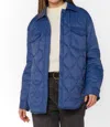 Velvet Heart Bella Puffer Jacket In Deep Cobalt In Multi