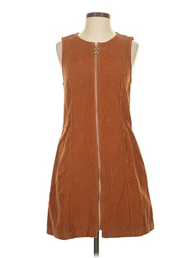 Pre-owned Velvet Heart Casual Dress In Brown