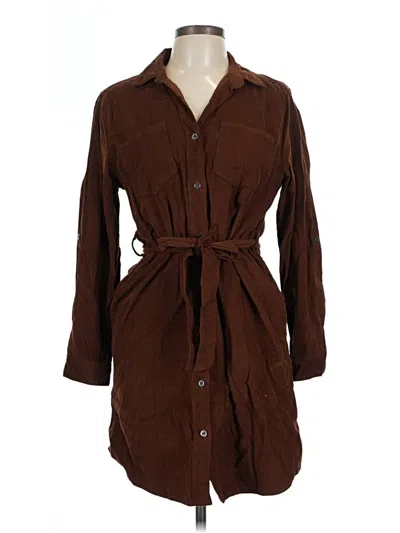 Pre-owned Velvet Heart Casual Dress In Brown