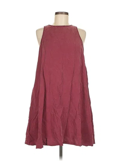 Pre-owned Velvet Heart Casual Dress In Burgundy