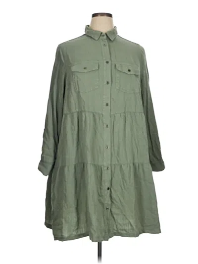 Pre-owned Velvet Heart Casual Dress In Green