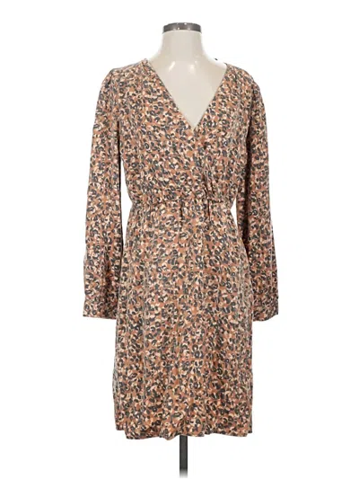 Pre-owned Velvet Heart Casual Dress In Tan