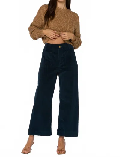 Velvet Heart Cobalt Pants In Black In Blue