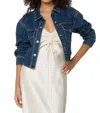 Velvet Heart Dayle Shacket In Hudson River In Blue