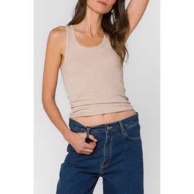 Velvet Heart Daylen Rib Tank In Neutral