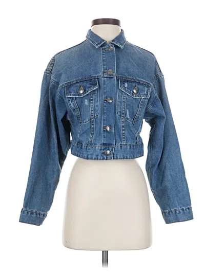 Pre-owned Velvet Heart Denim Jacket In Blue