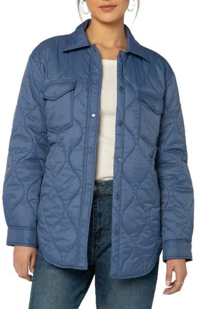 Velvet Heart Eleanor Quilted Jacket In Blue