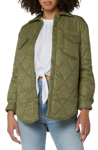 Velvet Heart Eleanor Quilted Jacket In Green