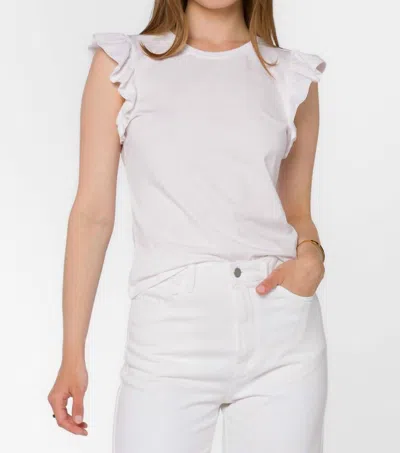 Velvet Heart Fabiola Tee Top In White