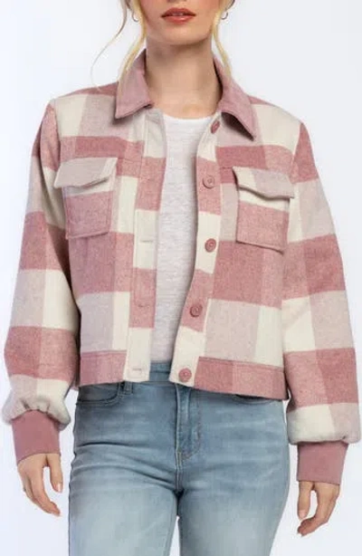 Velvet Heart Fernice Crop Wool Blend Jacket In Multi