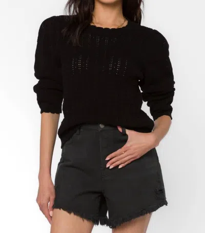 Velvet Heart Gazelle Sweater In Black